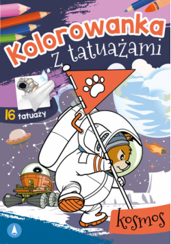 Kolorowanka z tatuażami Kosmos