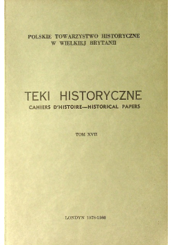 Teki historyczne tom XVII