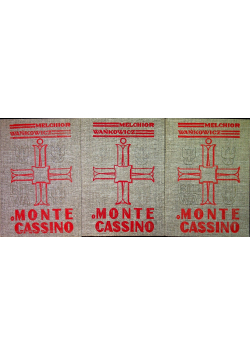 Bitwa o Monte Cassino Tom I do III
