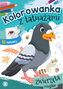 Kolorowanka z tatuażami Zwierzęta miejskie