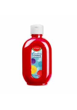 Farba plakatowa 300ml  KEYROAD czerwona