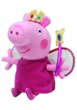 Beanie Babies Peppa Pig - Świnka Peppa księżniczka średnia