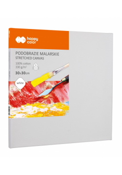 Podobrazie malarskie bawełniane 30X30cm płótno 330gsm Happy color