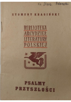 Biblioteka arcydzieł literatury Polskiej Psalmy przyszłości 1945 r.