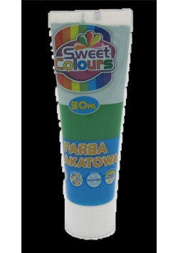 Farba plakatowa w tubie zielona trawiasta 30ml