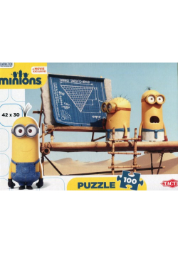 Minionki puzzle 100 elementów audience piramida