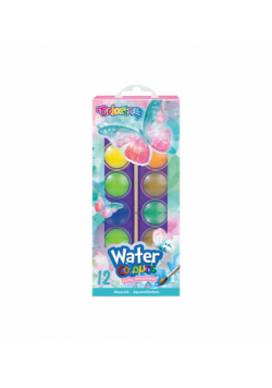 Farby akwarelowe mała pastylka Colorino dreams 12 kolorów