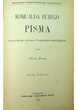 Romualda Hubego Pisma Tom 2 1905 r.