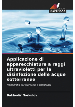 Applicazione di apparecchiature a raggi ultravioletti per la disinfezione delle acque sotterranee