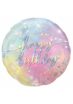 Balon foliowy Urodzinowy standard okrągły 43cm