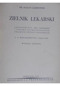 Zielnik lekarski 1939 r.
