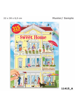 Zestaw z naklejkami Sweet Home 11415A
