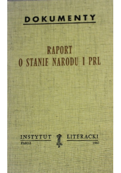 Raport o stanie narodu i PRL