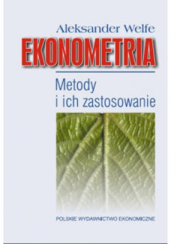 Ekonometria Metody i ich zastosowanie