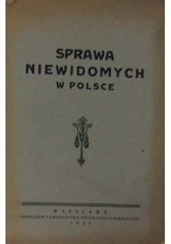 Sprawa niewidomych w Polsce,1928r.
