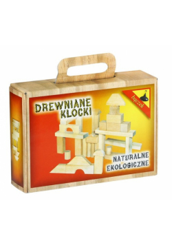 Klocki drewniane w pudełku