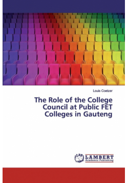 The Role of the College Council at Public FET Colleges in Gauteng