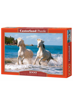 Puzzle White Camargue Horses 1000