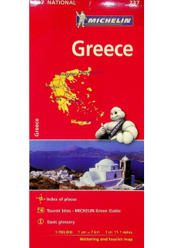 Grecja mapa 1 do 700 000