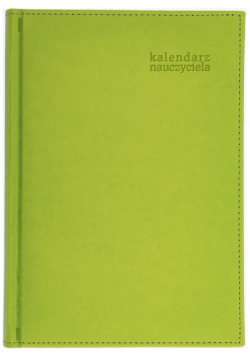Kalendarz naucz. 2024/2025 A5 tyg. Vivella seledyn