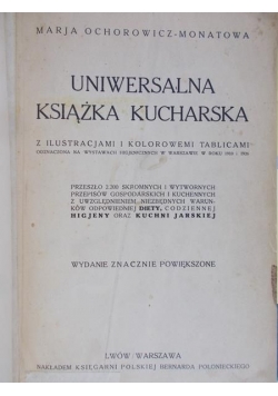 Uniwersalna książka kucharska, 1923r.