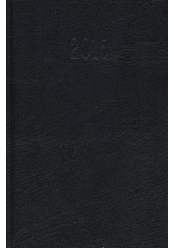 Kalendarz 2015 Książkowy Dzienny B6 Balacron czarny
