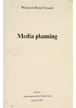 Nowak media planning