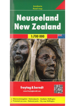 Nowa Zelandia mapa 1:700 000