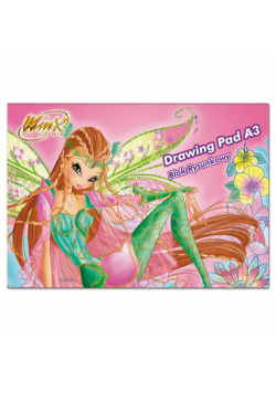 Blok rysunkowy A3 Winx 20 kartek 10 sztuk