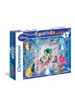 Puzzle SuperColor Maxi Disney Family 60