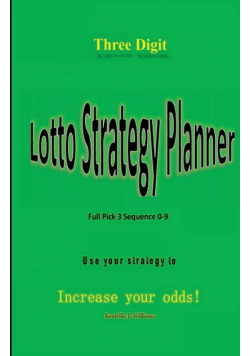 Three Digit  Lotto Strategy Planner  Full Pick 3 Sequence
