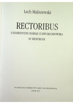 Rectoribus