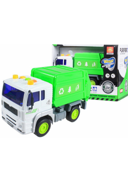 Auto plastikowe Śmieciarka ruchome elementy