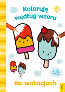 Na wakacjach. Koloruję według wzoru