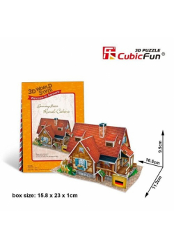 Puzzle 3D Domki świata Niemcy Rural Cabins