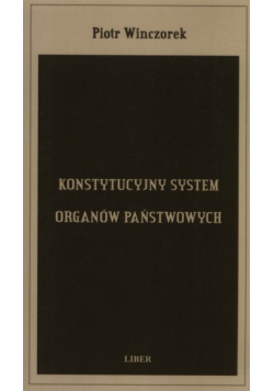 Konstytucyjny system organów państwowych