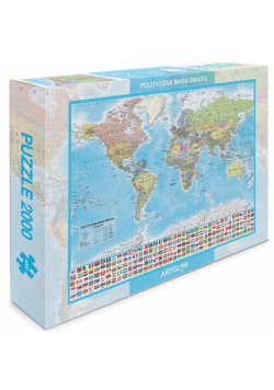 Puzzle 2000 - Świat polityczny mapa 1:42 000 000