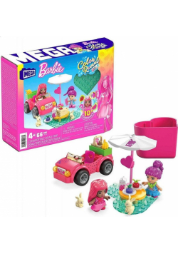 Barbie Mega Klocki Kabriolecik - wesoła wycieczka