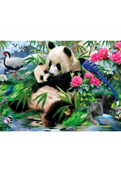 Mozaika diamentowa 5D - Panda 40x30cm