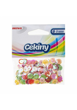 Cekiny tęczowe MT 10 mix kolorów