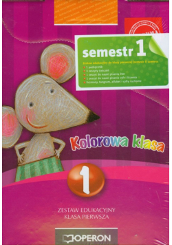 Kolorowa klasa 1 Zestaw edukacyjny Semestr 1
