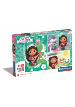 Puzzle 3x48 Supercolor Gabby's Dollhouse