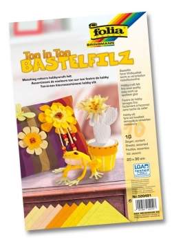 Filc dekoracyjny żółty mix FOLIA PAPER