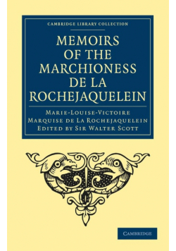 Memoirs of the Marchioness de La Rochejaquelein