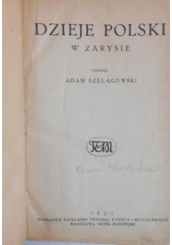 Dzieje Polski w zarysie, 1921 r.