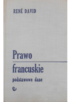 Prawo francuskie podstawowe dane