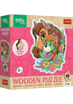 Puzzle 50 konturowe Wesoła Rodzina Treflików TREFL