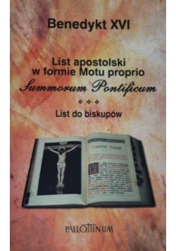 List apostolski w formie motu proprio Summorum