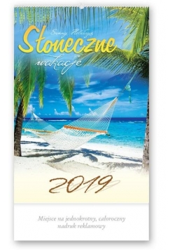 Kalendarz 2019 Reklamowy Słoneczne wakacje RW15