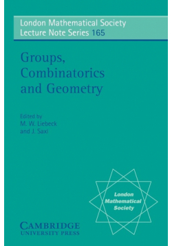 Groups, Combinatorics and Geometry